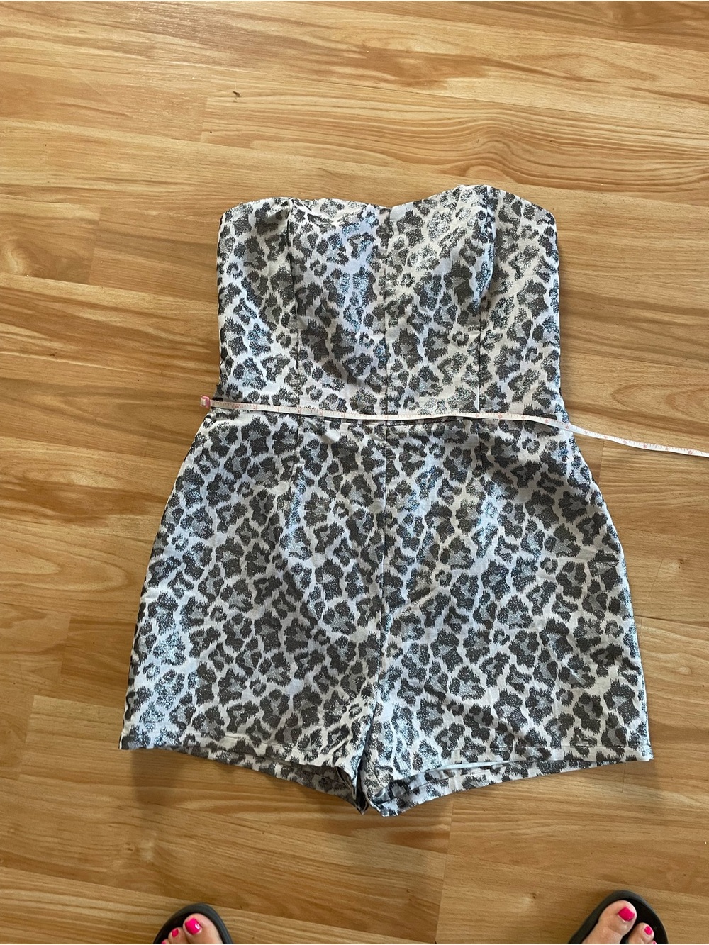 Gorgeous Express Sleeveless Animal Print Romper - Sz 12